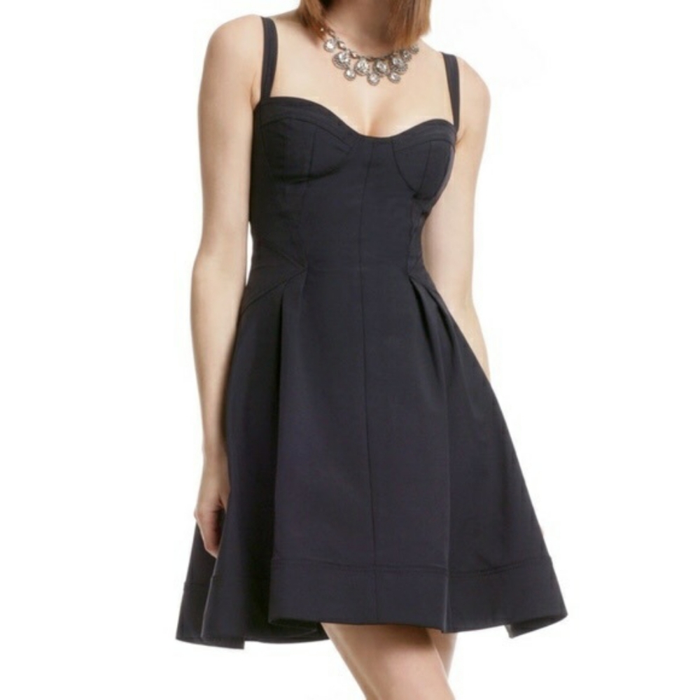 Z Spoke Zac Posen Navy Sweetheart Party Dress